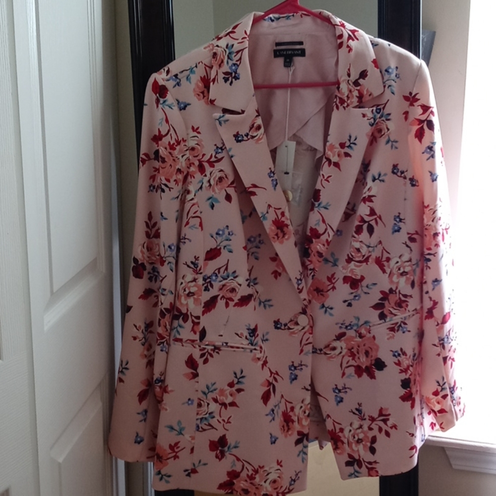 Lane Bryant blazer  size 26 w/ floral print